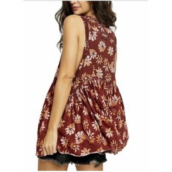 Free People Madison Tank Tunic/Dress in multi combo, size S, NWT - Picture 3 of 12